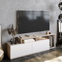 Hanah Home Nexera - Cordoba Soporte de TV Córdoba y Blanco